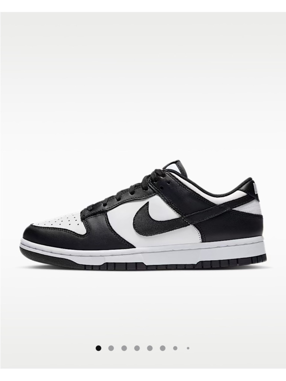 Nike womens Dunk Low - Black/White
